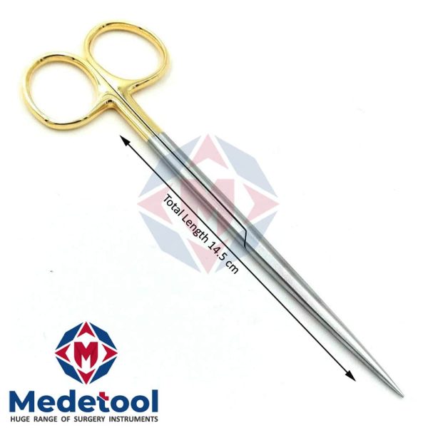 Metzenbaum Fino Sharp Operating Scissors T.C Straight 14.5 cm
